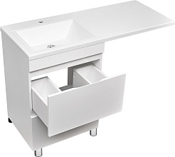 Stella Polare Тумба с раковиной под стиральную машину Аруна Памелла 120 L белая – фотография-4